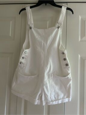 American Eagle White Overalls